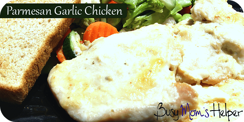 Parmesan Garlic Chicken / Busy Mom's Helper