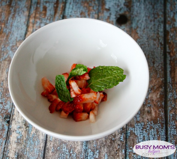 Copycat Carnival Cruise Strawberry Bisque - a creamy, delicious strawberry soup recipe!