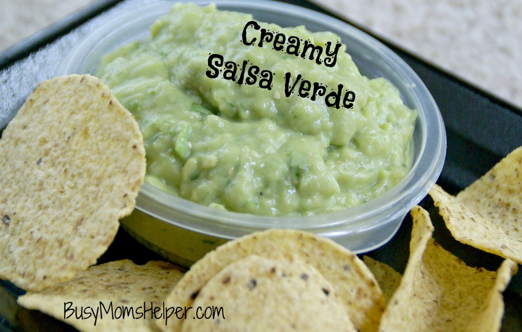 Creamy Salsa Verde / Busy Mom's Helper