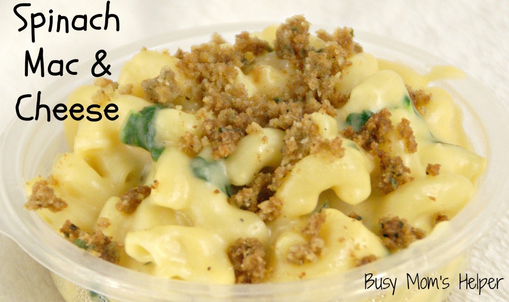 Homemade Spinach Mac & Cheese / Busy Mom's Helper