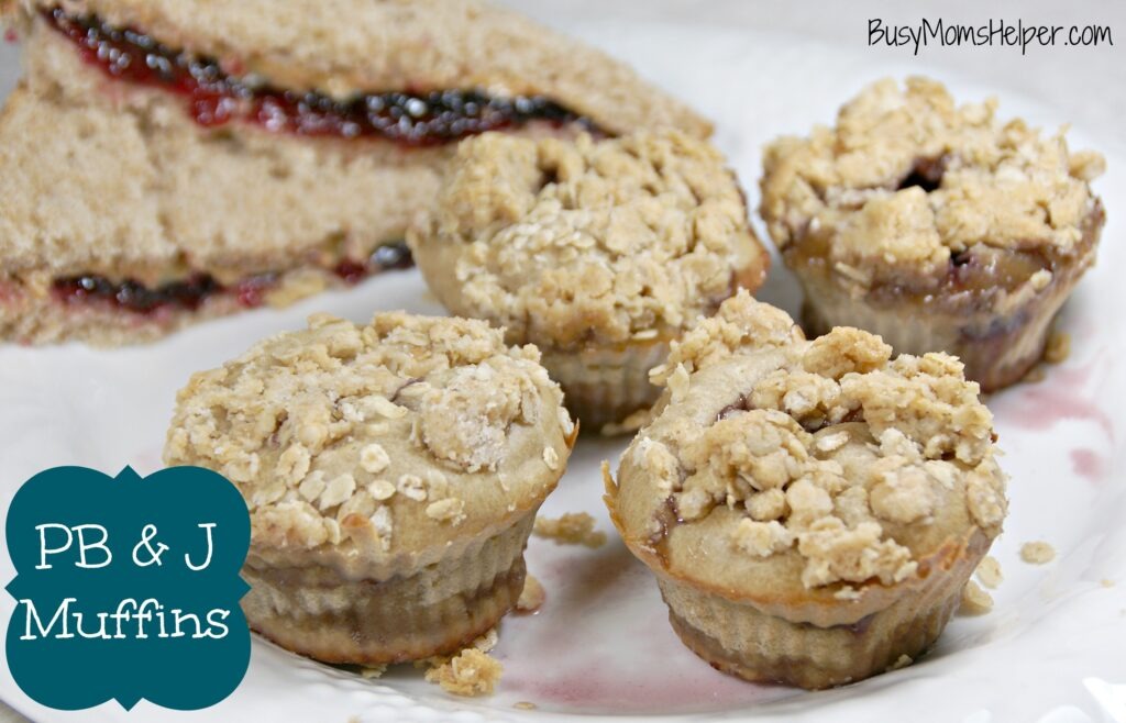 PB & J Muffins / Busy Mom's Helper