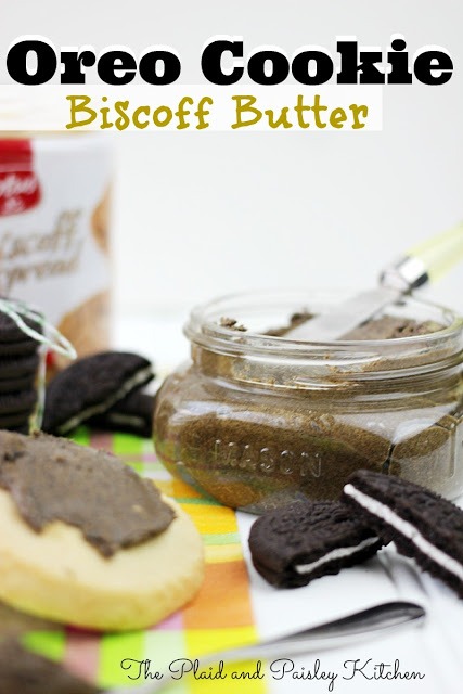 Oreo Cookie Biscoff Butter from Plaid & Paisley Kitchen / Busy Mom's Helper