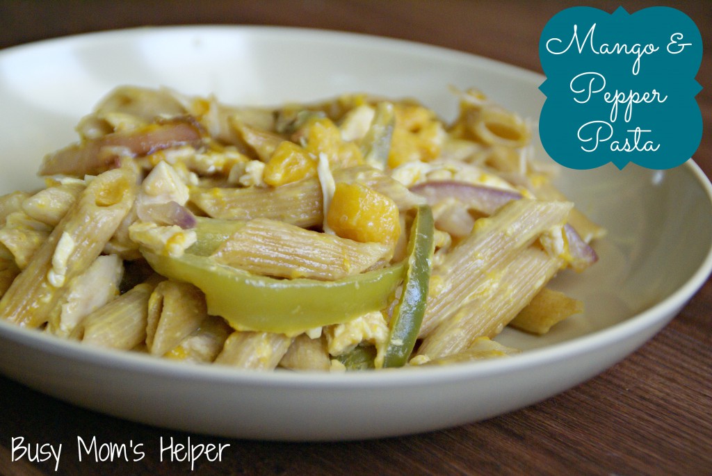 Mango & Pepper Pasta / Busy Mom's Helper
