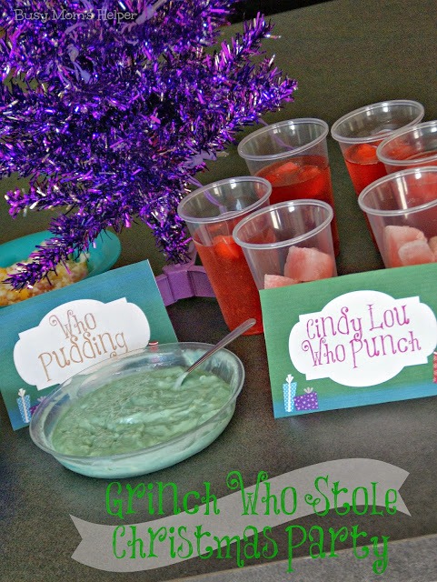 Grinch stole Christmas Party / Busy Mom's Helper