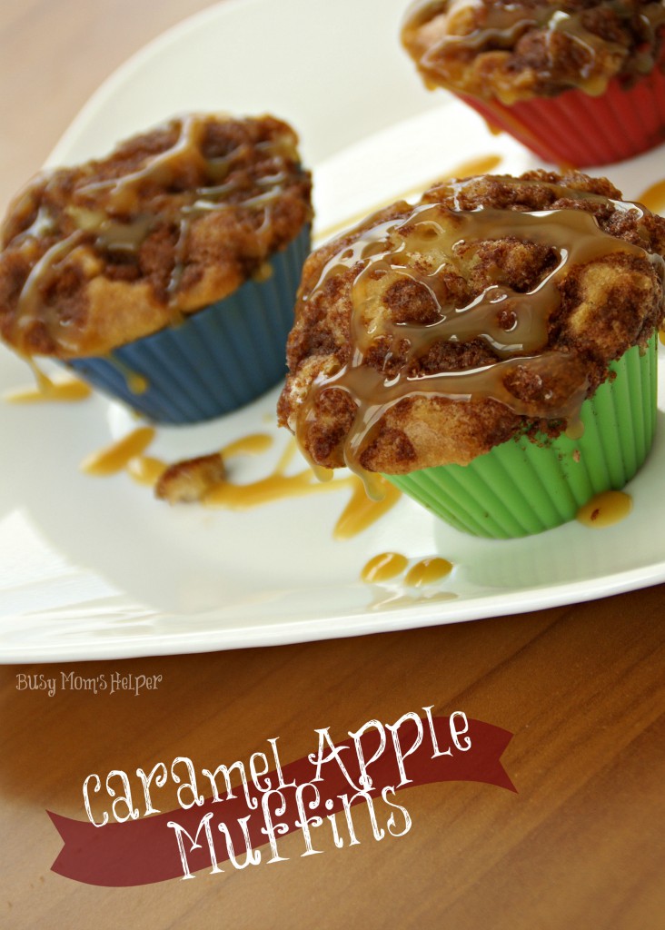 Caramel Apple Muffins / Busy Mom's Helper