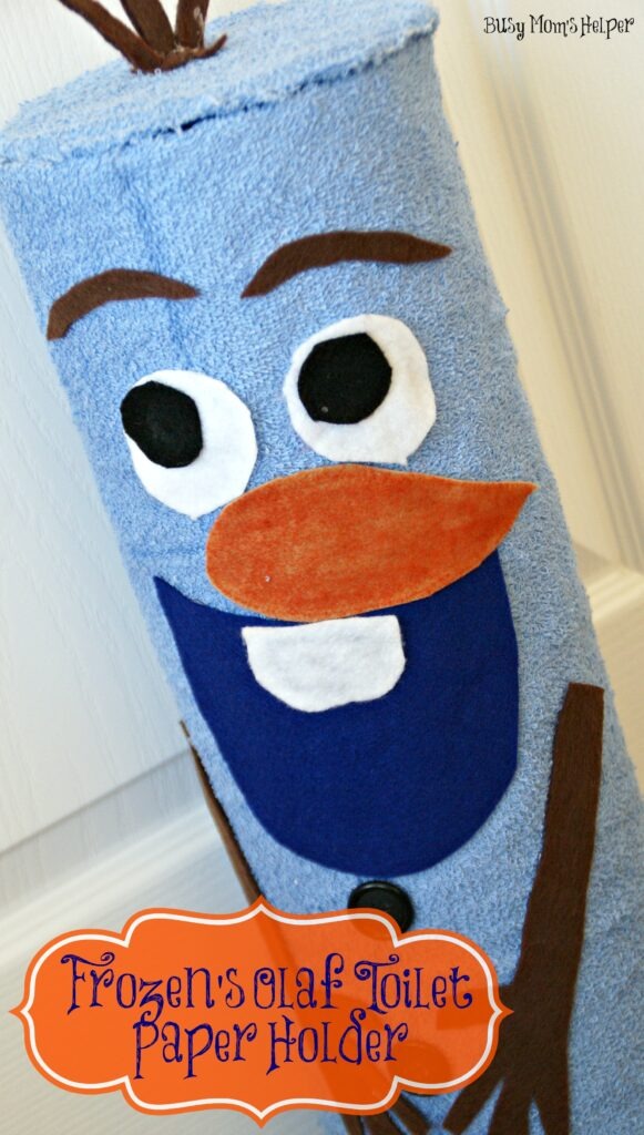 Disney's FROZEN Olaf Toilet Paper Holder / Busy Mom's Helper