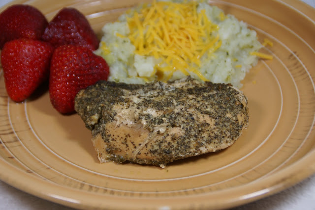 Slow-cooker Pesto-Ranch Chicken