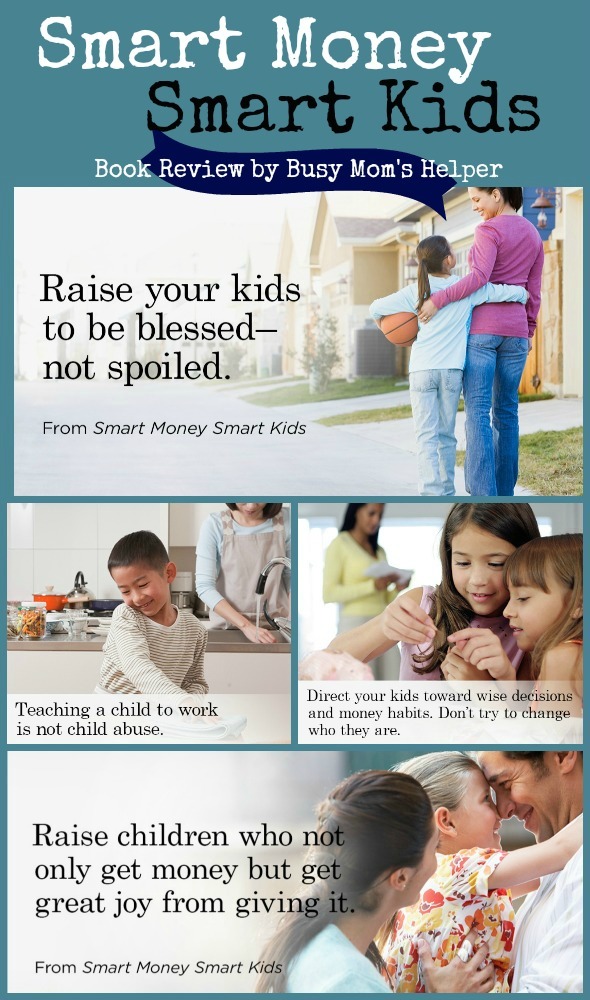Dave Ramsey & Rachel Cruze's Smart Money Smart Kids, Book Review / by BusyMomsHelper.com / #money #parenting #kids #DaveRamsey #Finances