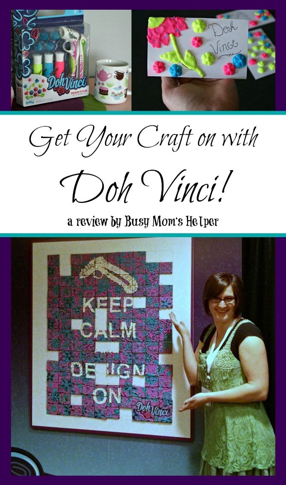 Get Your Craft on with Doh Vinci / review by Busy Mom's Helper #craft #playdough #dohvinci #kidsfun