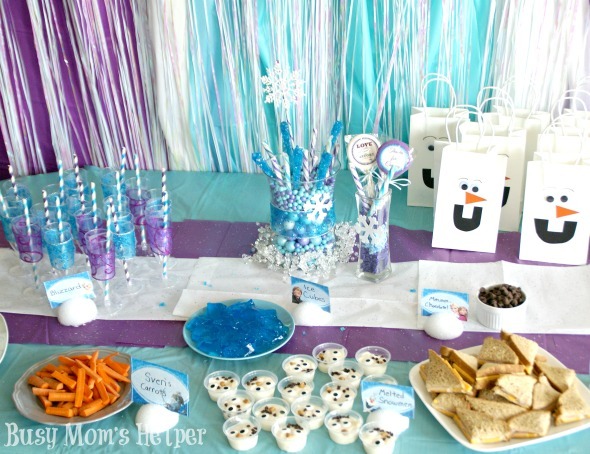 Frozen Birthday Party / by Busy Mom's Helper #Frozen #Disney #Olaf #Elsa #Birthday #Party #GirlParty