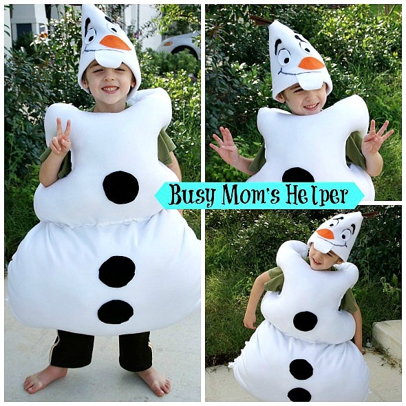 DIY Olaf Costume in 2 Hours or Less / by Busy Mom's Helper #Frozen #Olaf #Costume #Snowman