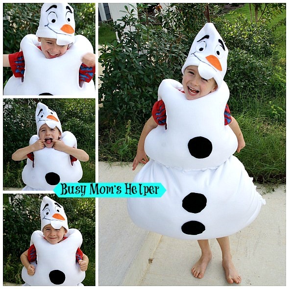 DIY Olaf Costume in 2 Hours or Less / by Busy Mom's Helper #Frozen #Olaf #Costume #Snowman