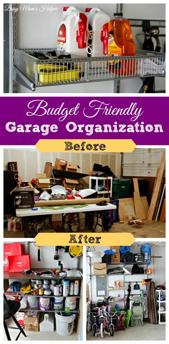 Budget Friendly Garage Organization / by Busy Mom's Helper