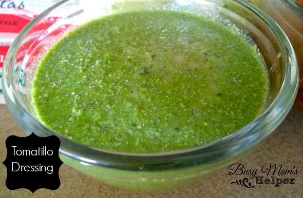 Tomatillo Dressing by Nikki Christiansen for Busy Mom's Helper