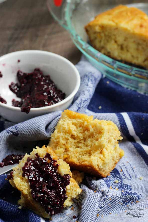 Gluten-Free Cornbread l Steph in Thyme for Busy Mom's Helper