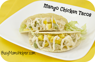 Mango Chicken Tacos by Busy Mom's Helper