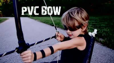 Hawkeye Costume / PVC Bow & Arrow / by Life Sprinkled with Glitter / Round up by Busy Mom's Helper