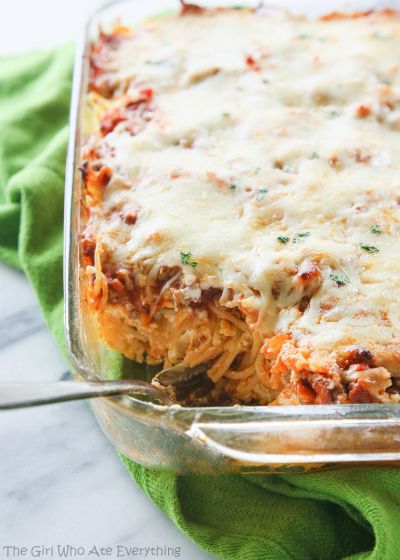 Baked Spaghetti / by The Girl Who Ate Everything / Round up by Busy Mom's Helper