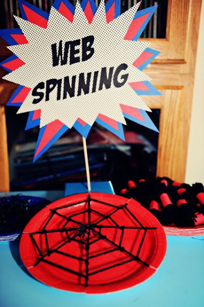 Spiderman Party Games / from The Party Wall / Round up by Busy Mom's Helper
