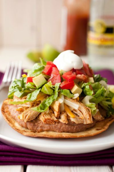 Chicken Tostadas / by Cooking Classy / Round up by Busy Mom's Helper