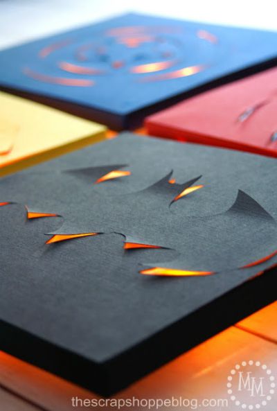 Superhero Backlit Canvas / by The Scrap Shoppe Blog / Round up by Busy Mom's Helper