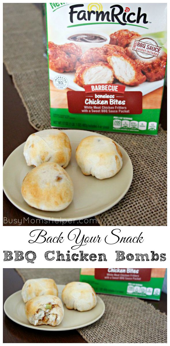 Back Your Snack / BBQ Chicken Bombs / by Busy Mom's Helper #BackYourSnack #ad
