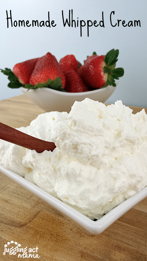 Homemade Whipped Cream