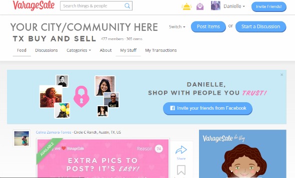 Varagesale: Sell, Buy & Earn / by Busy Mom's Helper #ad