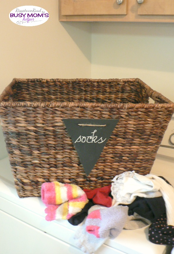 The Sock Basket by Riggstown Road for Busy Mom's Helper