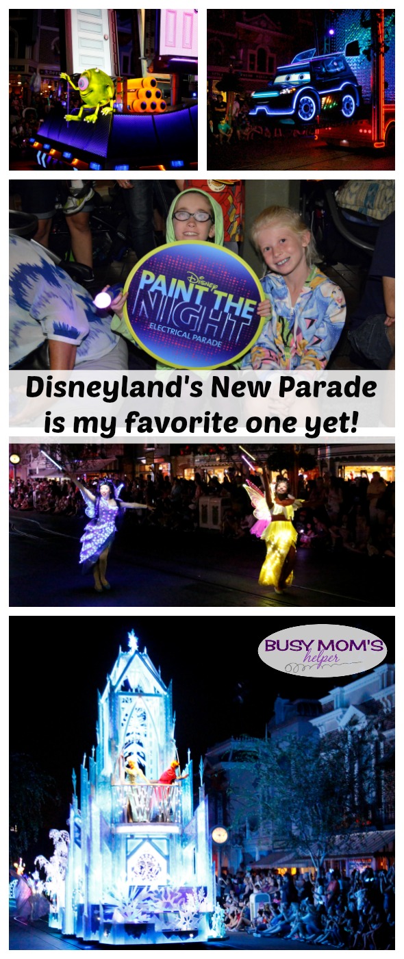 Disney's New Paint the Night Parade is my favorite Disneyland parade yet! by BusyMomsHelper.com Our experience with Paint the Night Parade with kids was fantastic!