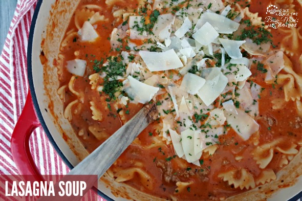 This is Lasagna Soup the ultimate comfort food