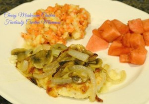 Cheesy Mushroom Chicken