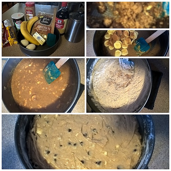 Banana Chocolate Chip Cake by Nikki Christiansen for Busy Mom's Helper