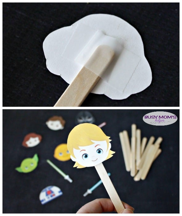 Star Wars Puppets Printable / by BusyMomsHelper.com