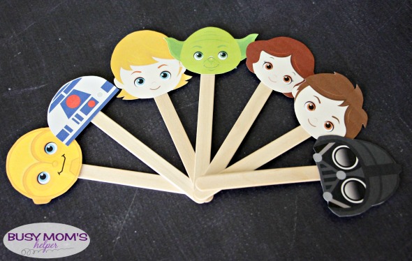 Star Wars Puppets Printable / by BusyMomsHelper.com