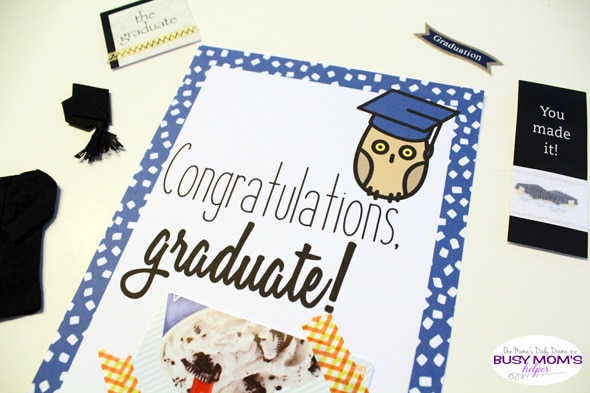Printable graduation gift card holder | One Mama's Daily Drama for Busy Mom's Helper