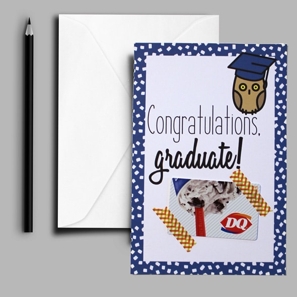 Printable graduation gift card holder | One Mama's Daily Drama for Busy Mom's Helper