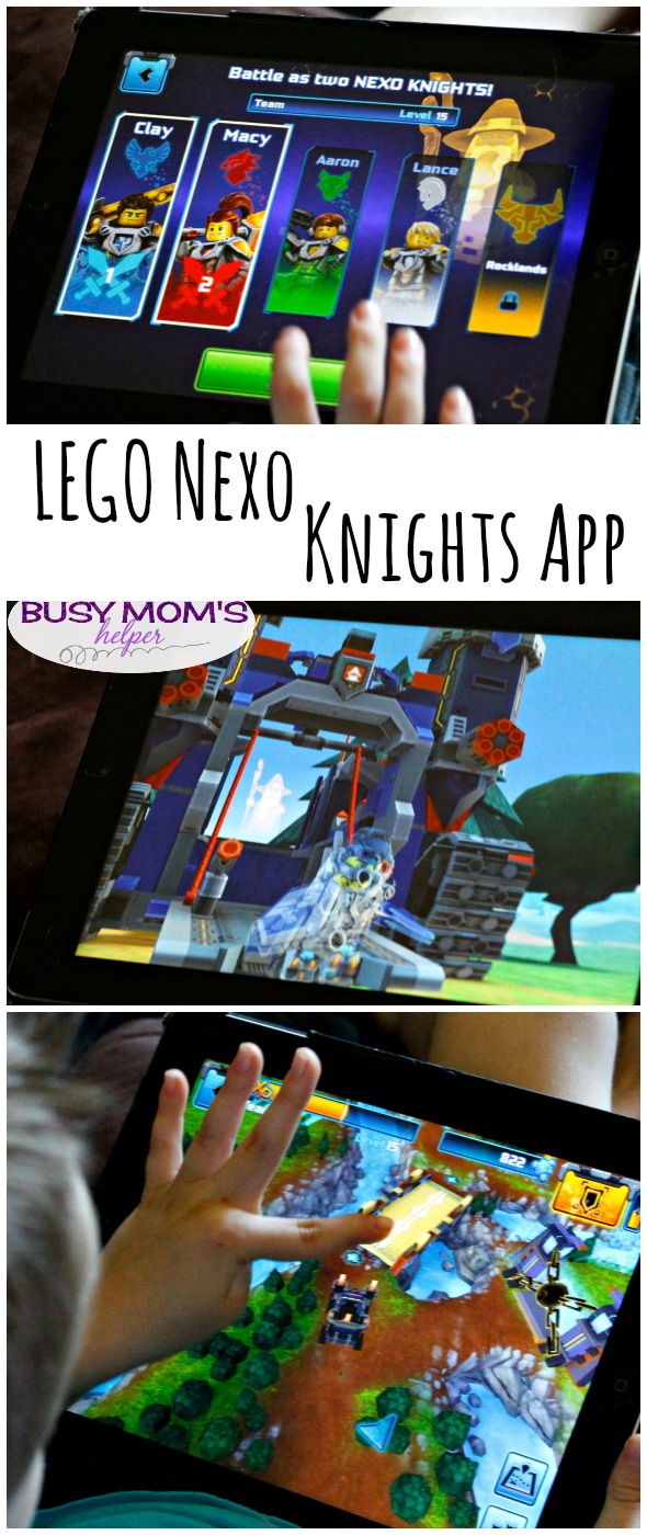 LEGO Nexo Knights App / by BusyMomsHelper.com / received a free viewing of the movie, but this review is all my own