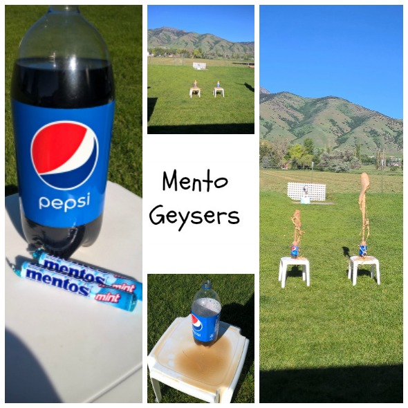 Mento Geysers by Nikki Christiansen for Busy Mom's Helper