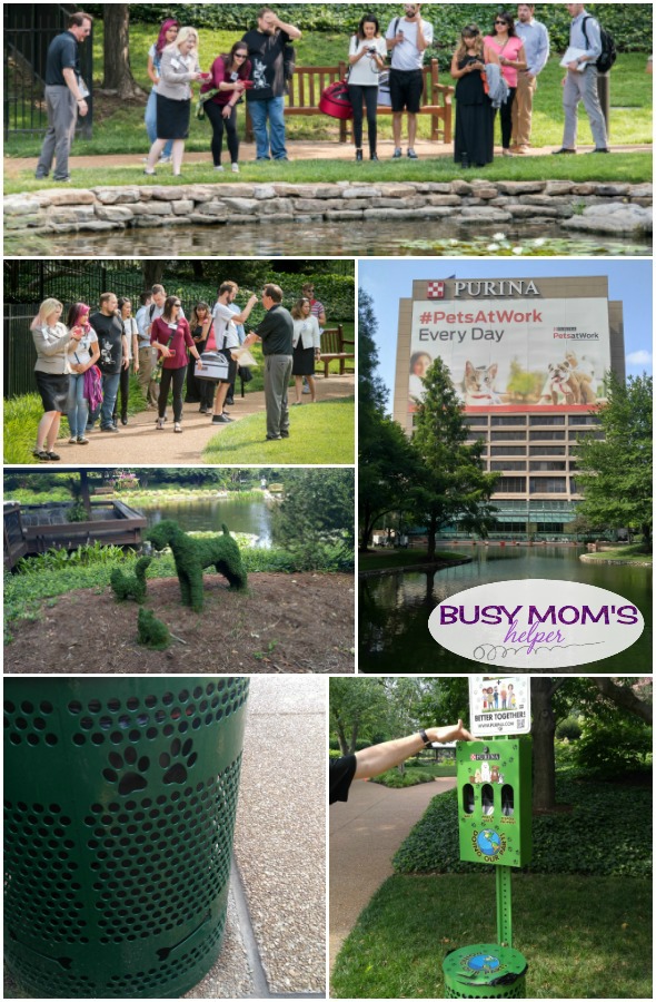 Exploring the pet friendly grounds at Purina offices #MeetPurina #ad