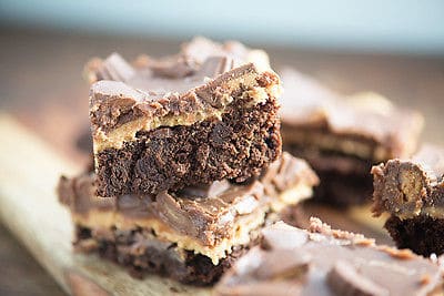 fully loaded reese's brownies