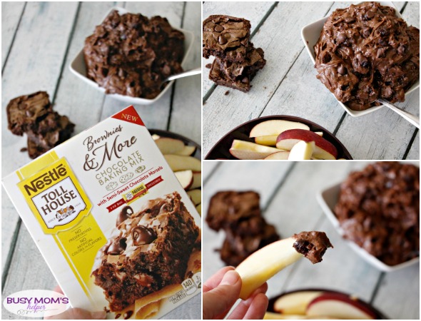 Easy Brownie Dip! A great snack idea for back to school #mixinmoments #ad