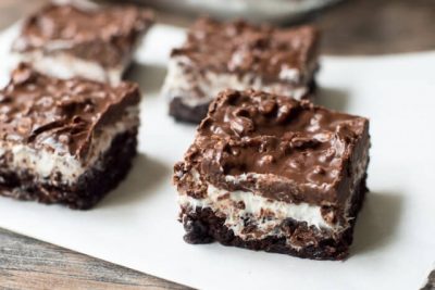 Brownie Marshmallow Crunch Bars