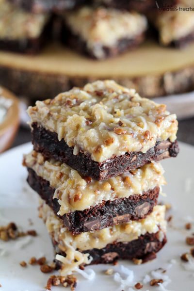 German Chocolate Brownies
