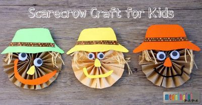Cute-Scarecrow-Pinwheel-Paper-Craft-for-Kids