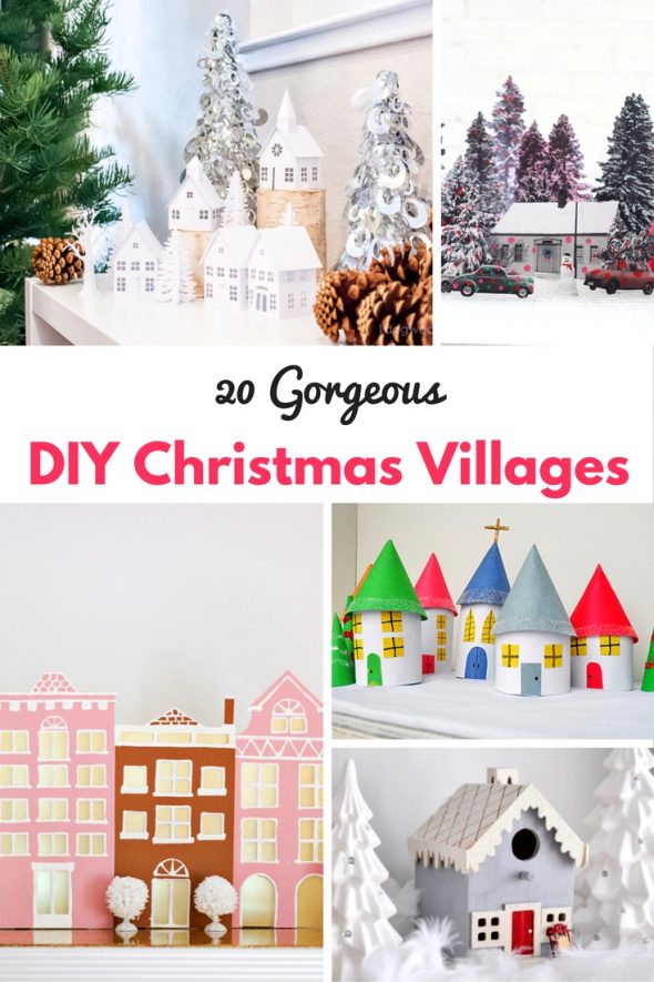 20 DIY Christmas Villages