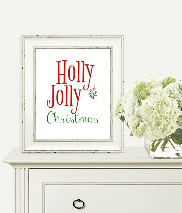 Holly Jolly Christmas Printable