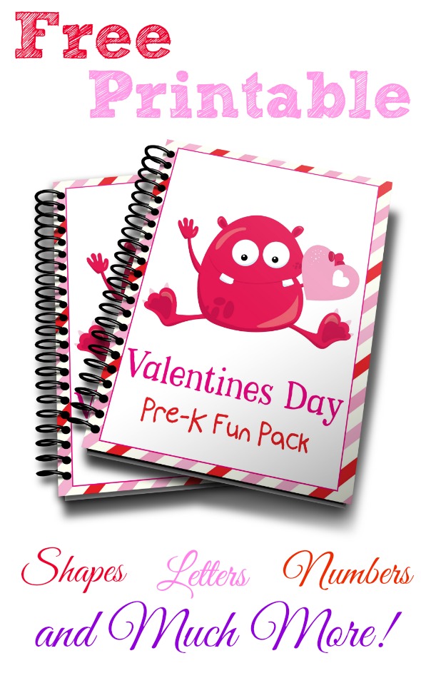 Monster Valentines Preschool Fun Pack Free Printable