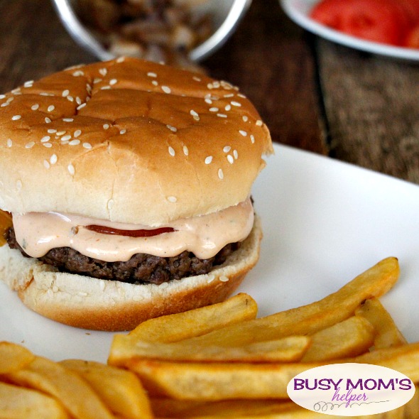 Gourmet-Style Garlic Jalapeno Burger and Fry Sauce