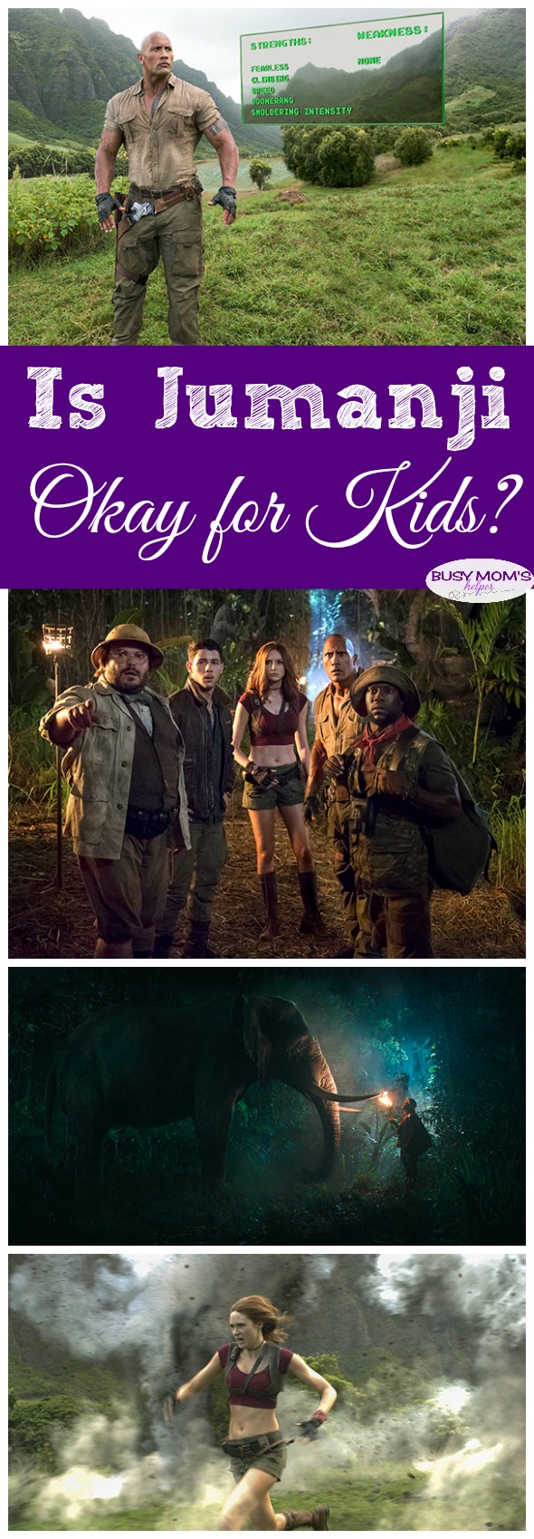 Is Jumanji Okay for Kids? #jumanji #movie